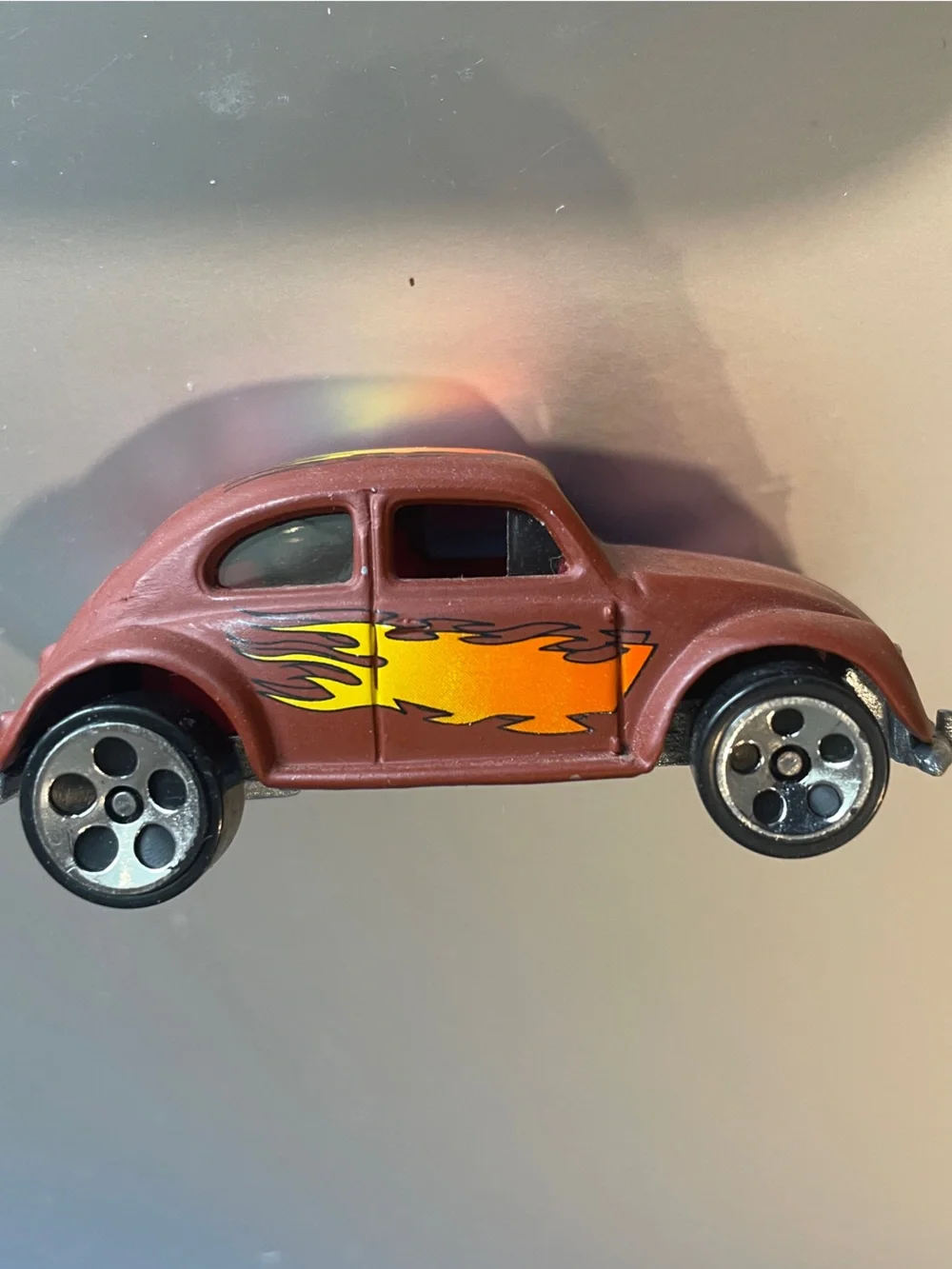 Hot Wheels CUSTOM  Brown VW Bug Volkswagen Beetle 1988